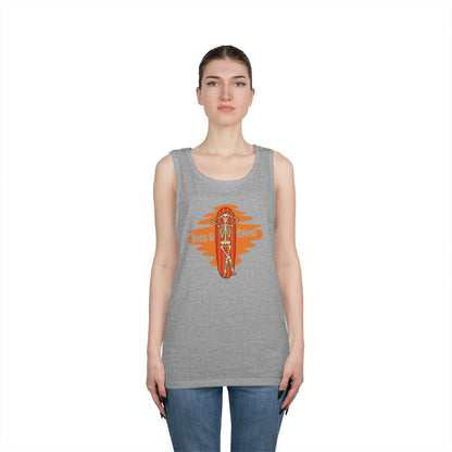 Rise & Shine Unisex Cotton Tank Top - Motivational Summer Wear