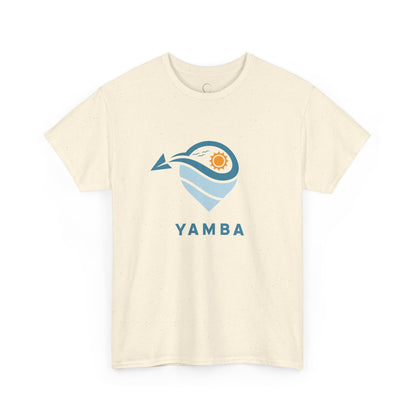 Yamba Unisex Heavy Cotton Tee - Beachy Vibes & Sunshine Design