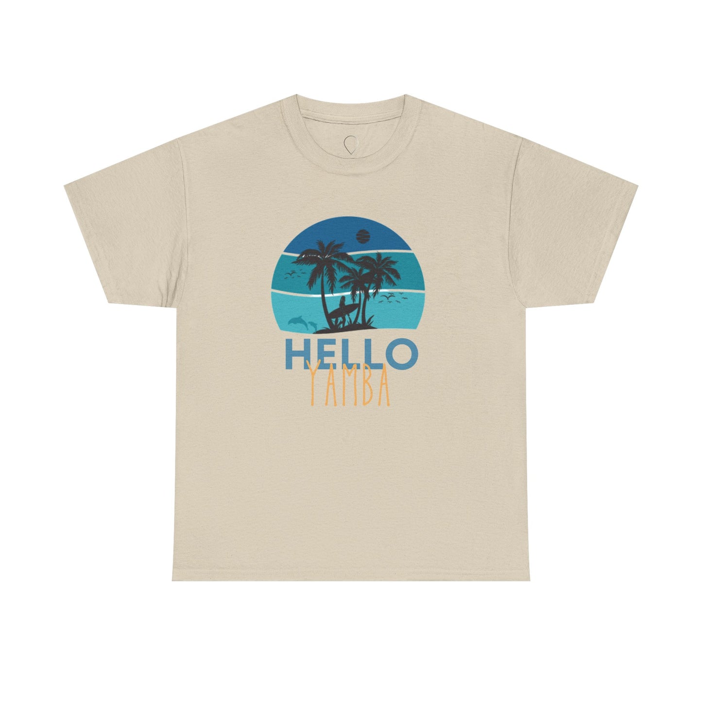 Tropical Hello Tampa Unisex Heavy Cotton Tee