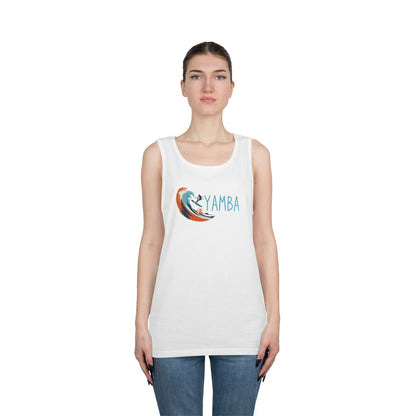 Yamba Wave Unisex Heavy Cotton Tank Top - Perfect for Summer Adventures