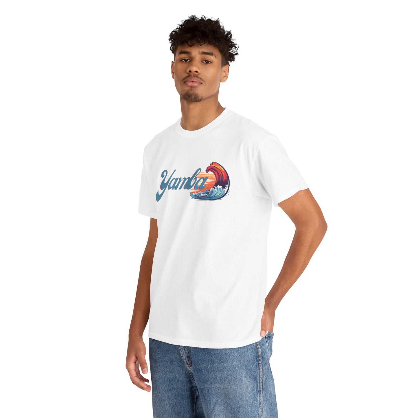 Surf-Inspired Unisex Heavy Cotton Tee - Yamba Design