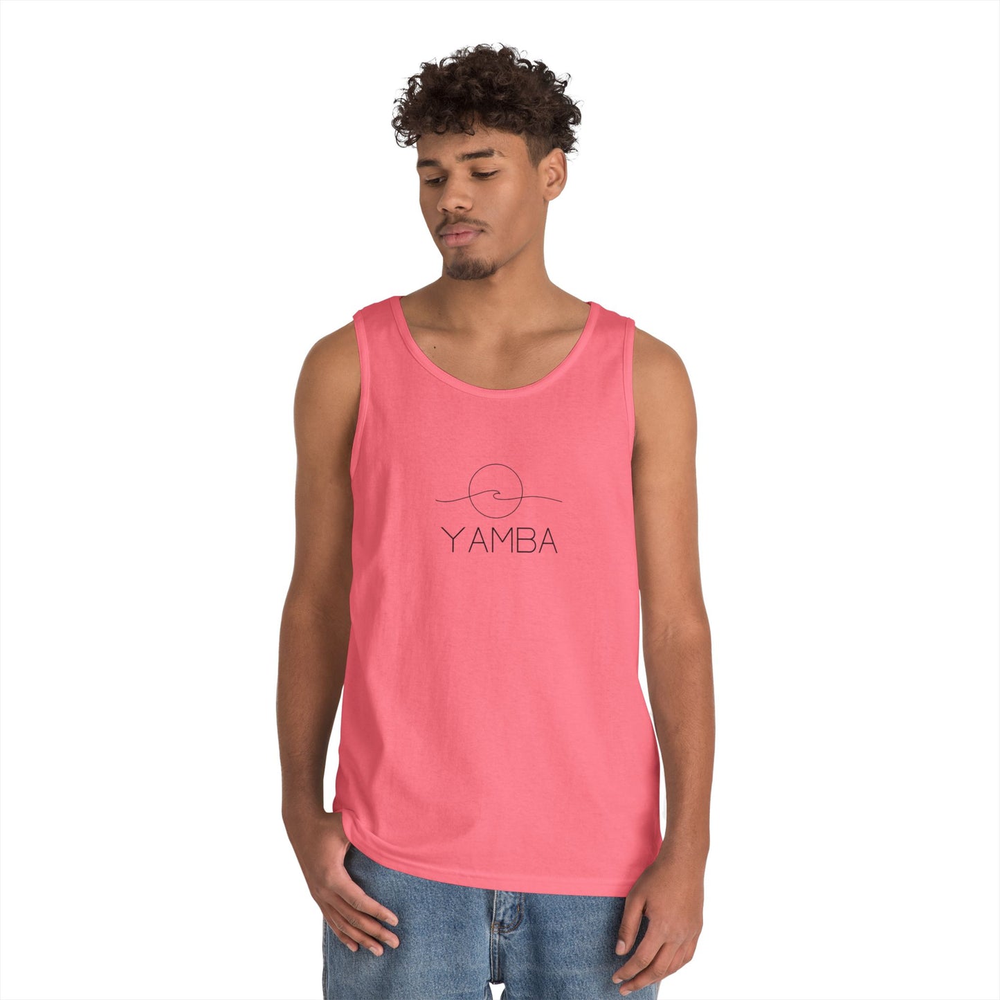 Minimalist Yamba Unisex Heavy Cotton Tank Top - Casual Summer Wear