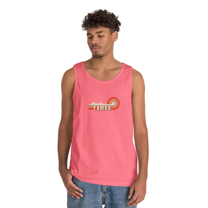 Retro Summer Vibes Unisex Heavy Cotton Tank Top