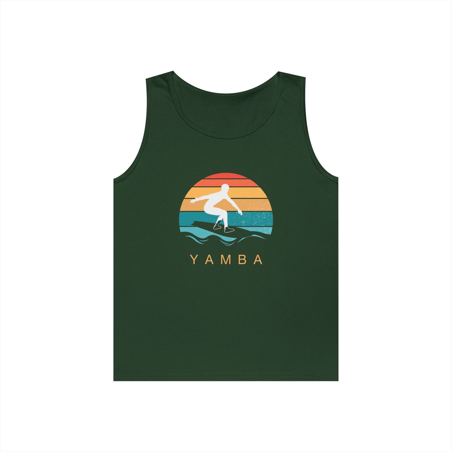 Yamba Surfing Unisex Heavy Cotton Tank Top - Summer Vibes Apparel