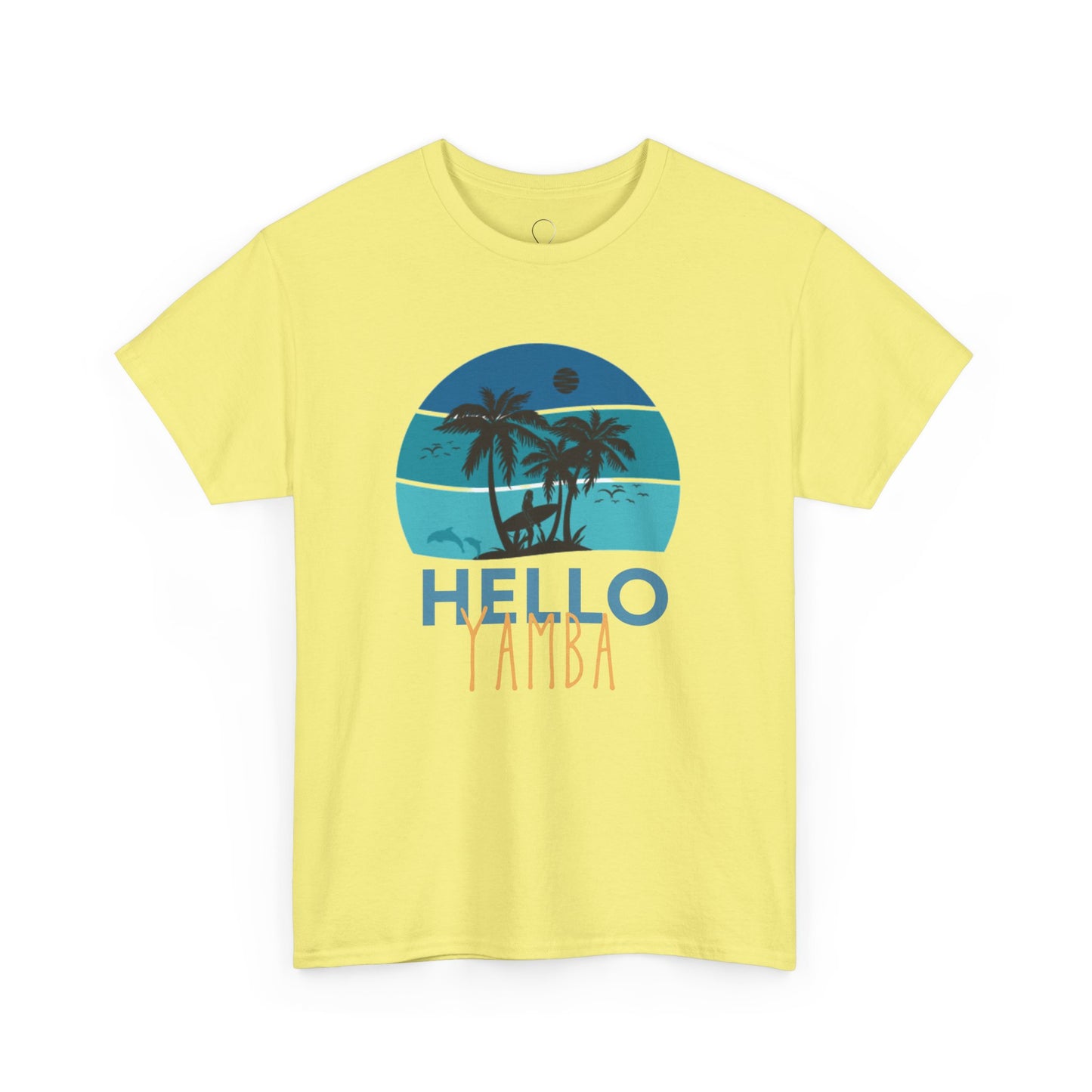 Tropical Hello Tampa Unisex Heavy Cotton Tee