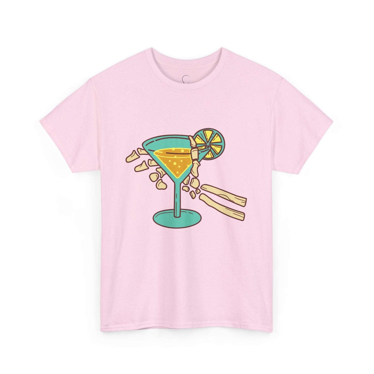 Summer Vibes Cocktail Tee - Fun Unisex Heavy Cotton T-Shirt