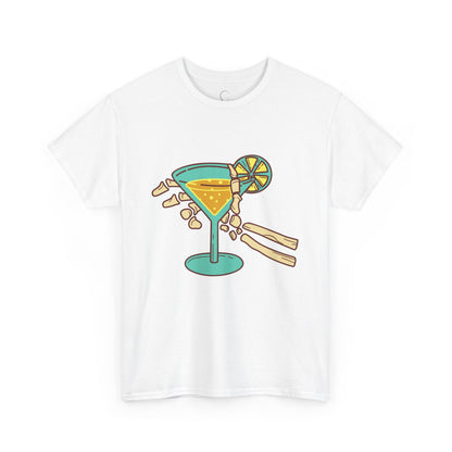 Summer Vibes Cocktail Tee - Fun Unisex Heavy Cotton T-Shirt