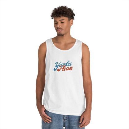 Yamba Please Unisex Heavy Cotton Tank Top - Retro Summer Vibe