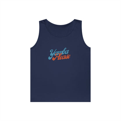 Yamba Please Unisex Heavy Cotton Tank Top - Retro Summer Vibe