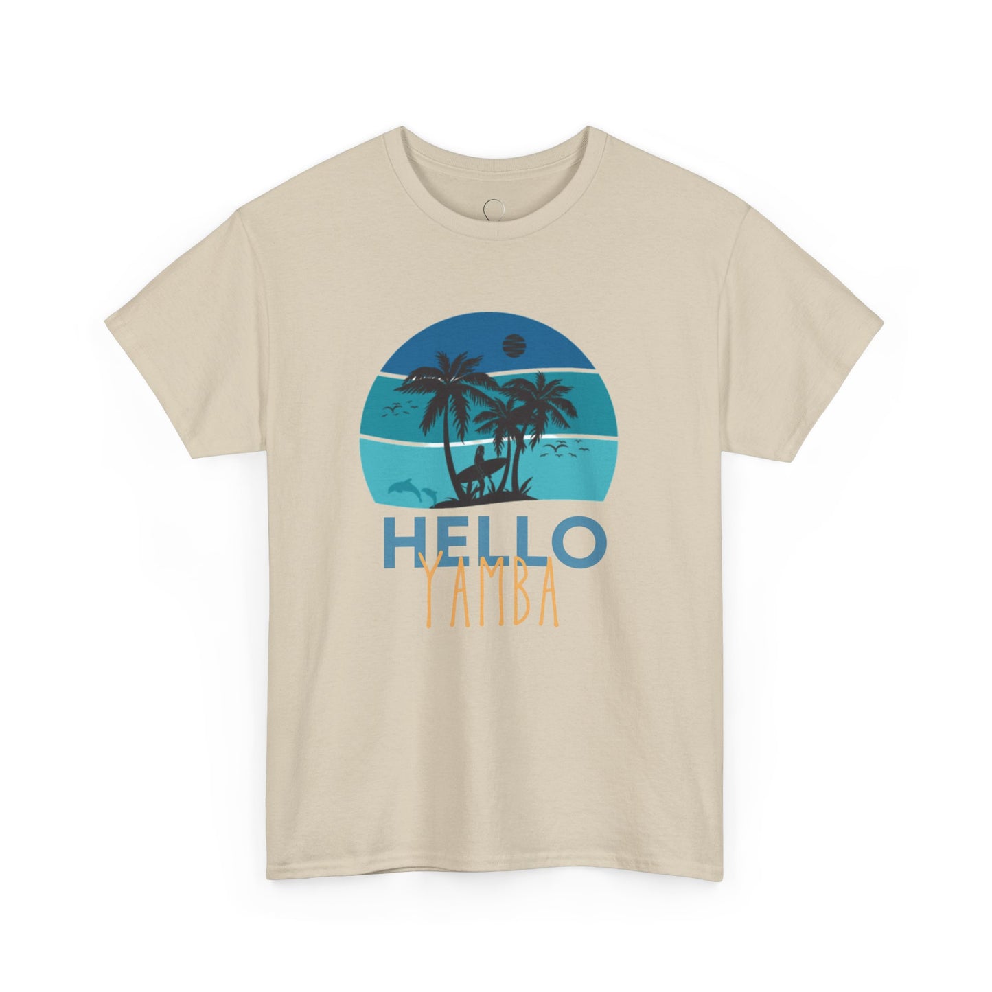 Tropical Hello Tampa Unisex Heavy Cotton Tee