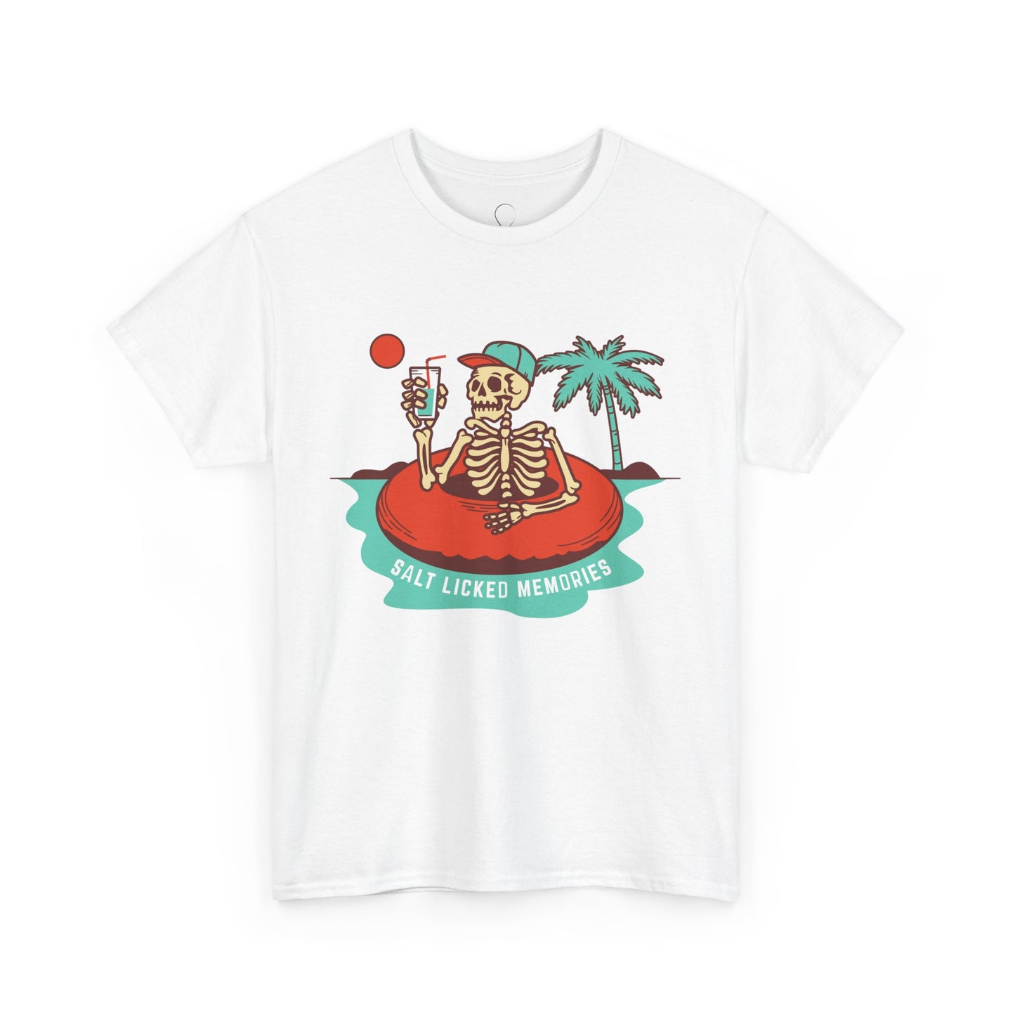 Salt Licked Memories Graphic Tee - Fun Summer Vibe Unisex Heavy Cotton Shirt