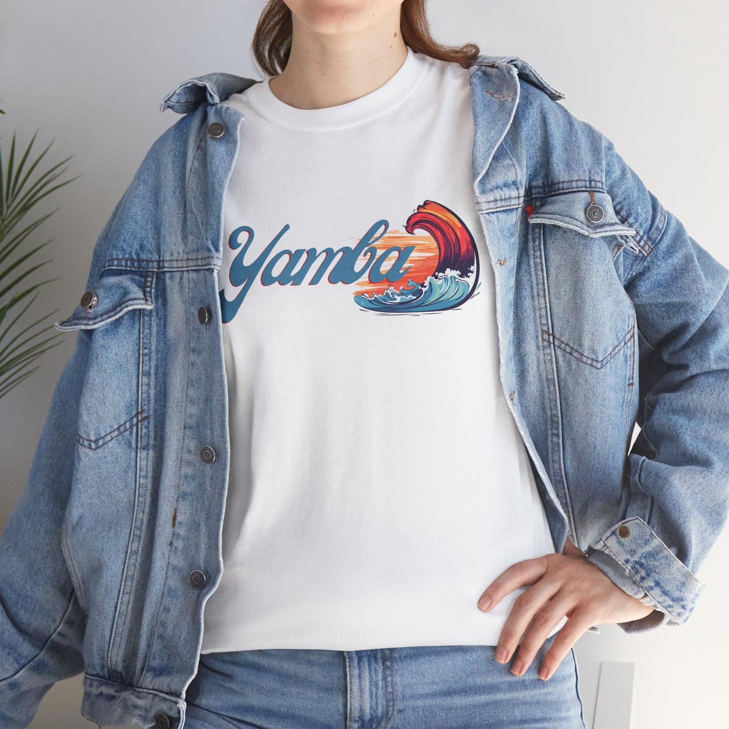 Surf-Inspired Unisex Heavy Cotton Tee - Yamba Design