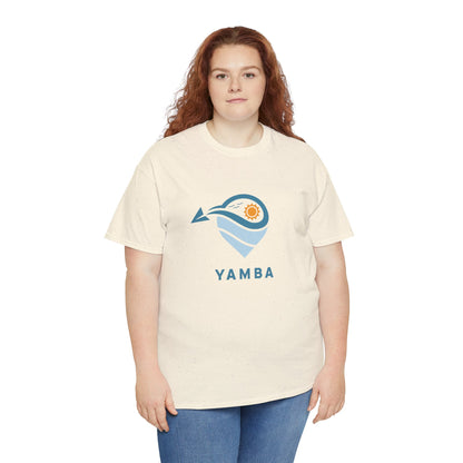 Yamba Unisex Heavy Cotton Tee - Beachy Vibes & Sunshine Design