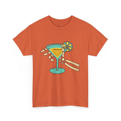 Summer Vibes Cocktail Tee - Fun Unisex Heavy Cotton T-Shirt