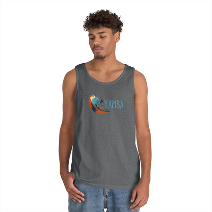 Yamba Wave Unisex Heavy Cotton Tank Top - Perfect for Summer Adventures