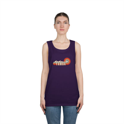 Retro Summer Vibes Unisex Heavy Cotton Tank Top