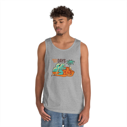 Beach Days Unisex Heavy Cotton Tank Top - Summer Vibes Apparel