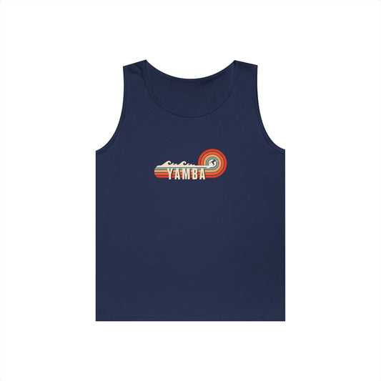 Retro Summer Vibes Unisex Heavy Cotton Tank Top