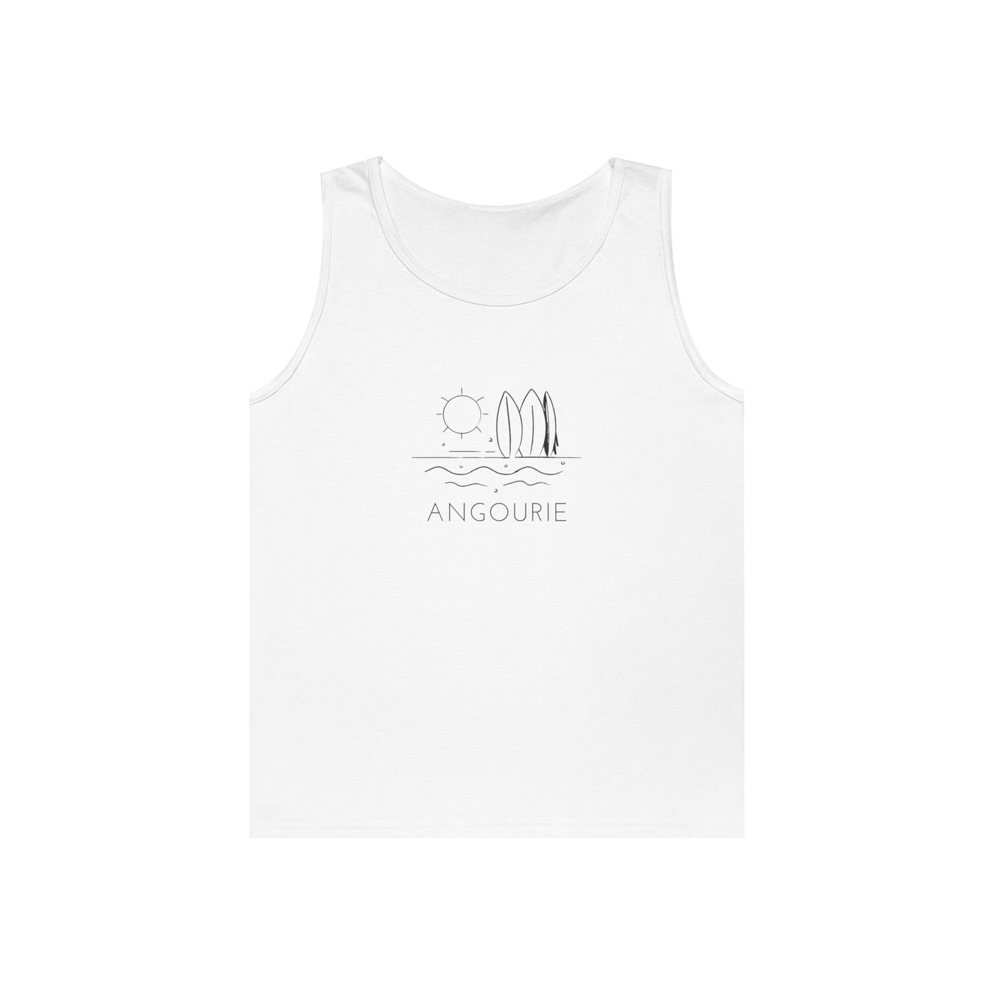 Angourie Beach Unisex Heavy Cotton Tank Top - Summer Vibes Surfwear