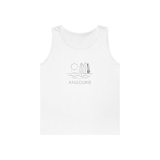 Angourie Beach Unisex Heavy Cotton Tank Top - Summer Vibes Surfwear