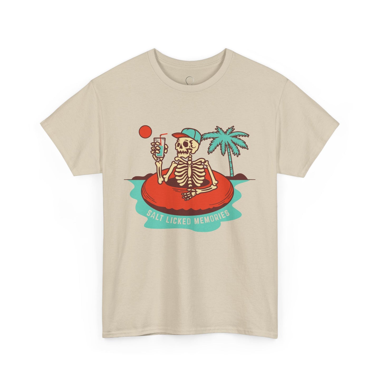 Salt Licked Memories Graphic Tee - Fun Summer Vibe Unisex Heavy Cotton Shirt