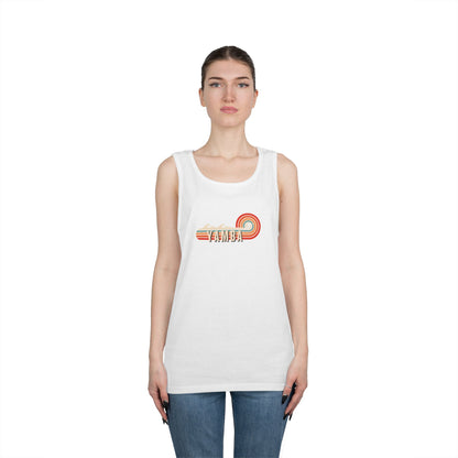 Retro Summer Vibes Unisex Heavy Cotton Tank Top