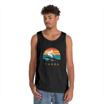 Yamba Surfing Unisex Heavy Cotton Tank Top - Summer Vibes Apparel