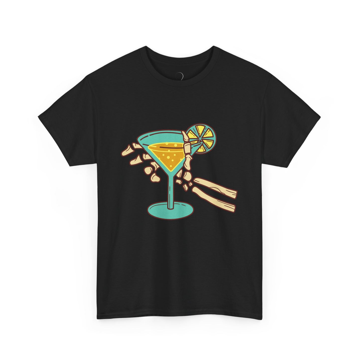 Summer Vibes Cocktail Tee - Fun Unisex Heavy Cotton T-Shirt