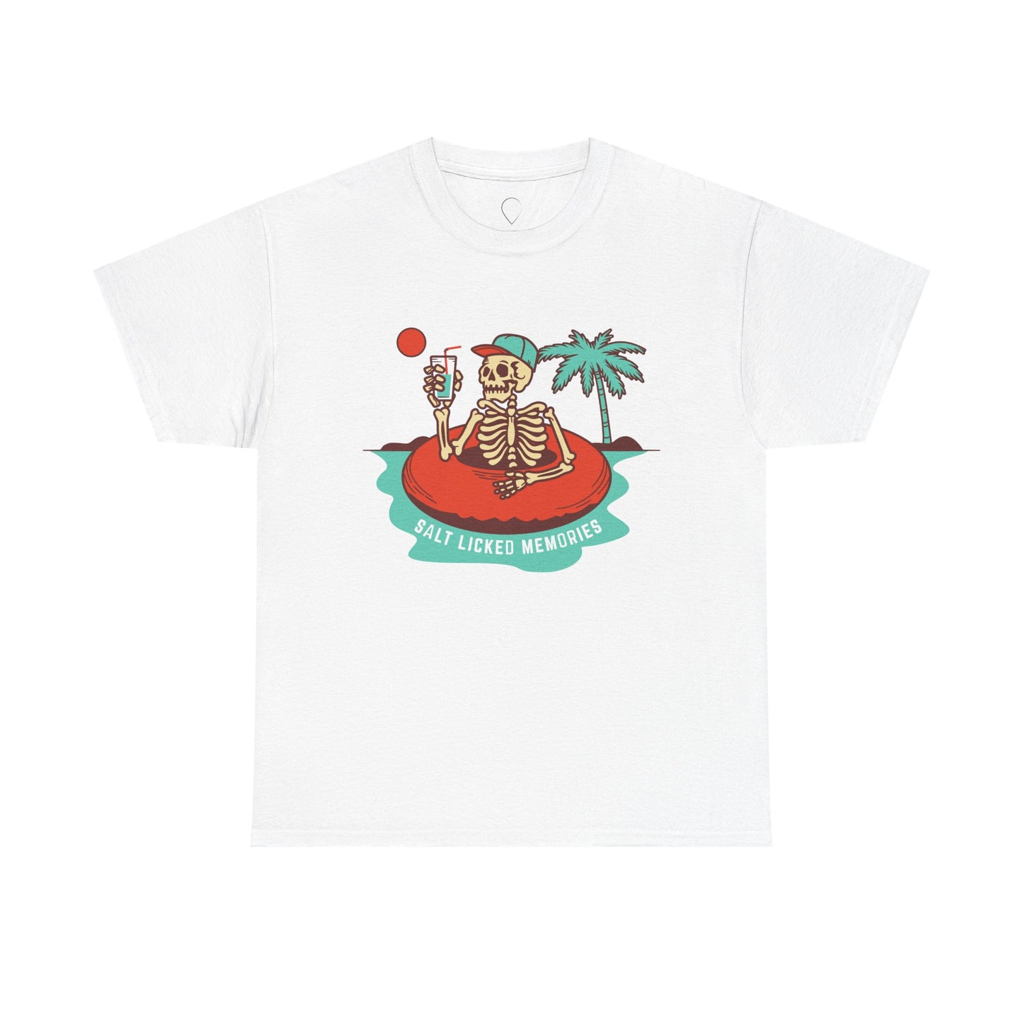 Salt Licked Memories Graphic Tee - Fun Summer Vibe Unisex Heavy Cotton Shirt