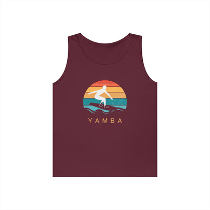 Yamba Surfing Unisex Heavy Cotton Tank Top - Summer Vibes Apparel