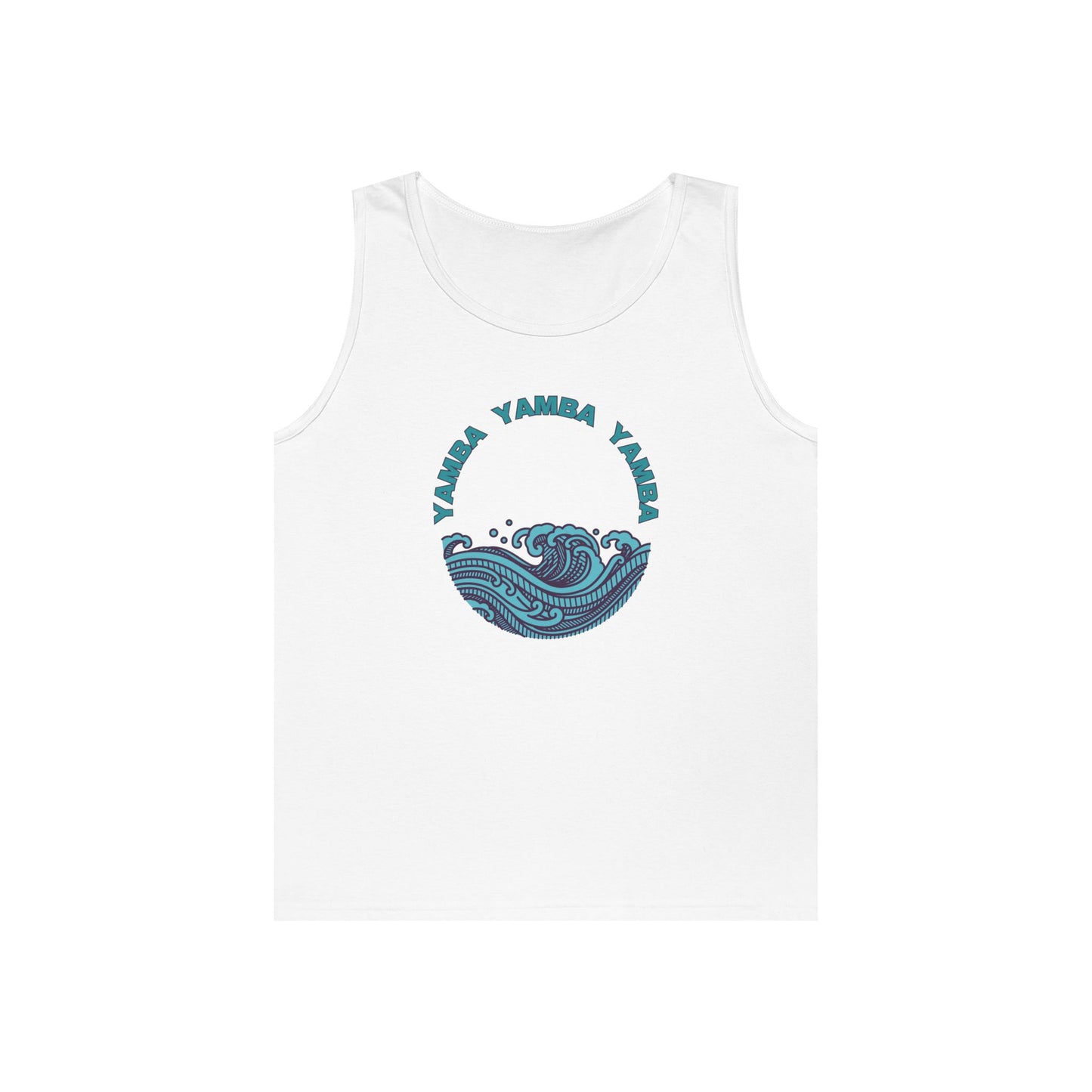 Ocean Vibes Unisex Heavy Cotton Tank Top - YAMRA Design