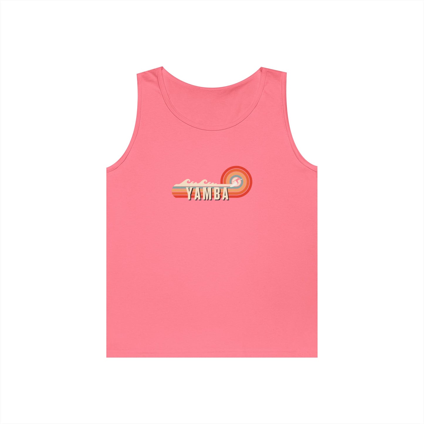 Retro Summer Vibes Unisex Heavy Cotton Tank Top
