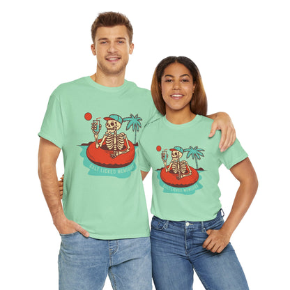 Salt Licked Memories Graphic Tee - Fun Summer Vibe Unisex Heavy Cotton Shirt