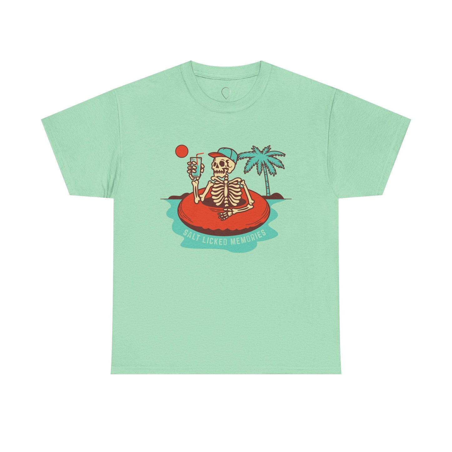 Salt Licked Memories Graphic Tee - Fun Summer Vibe Unisex Heavy Cotton Shirt