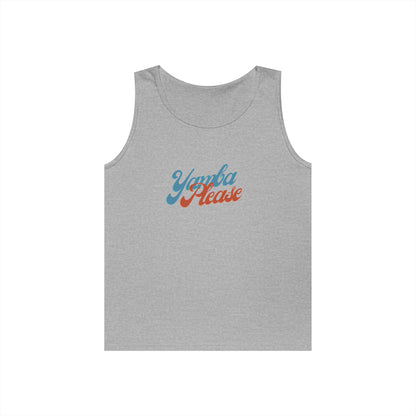 Yamba Please Unisex Heavy Cotton Tank Top - Retro Summer Vibe