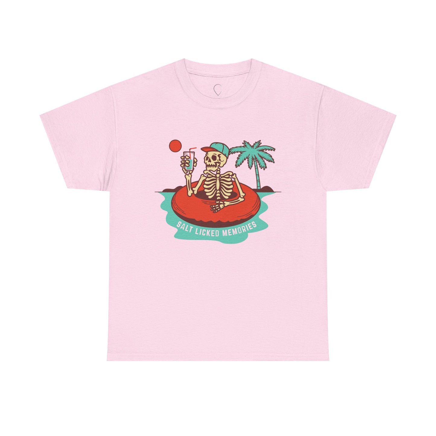 Salt Licked Memories Graphic Tee - Fun Summer Vibe Unisex Heavy Cotton Shirt