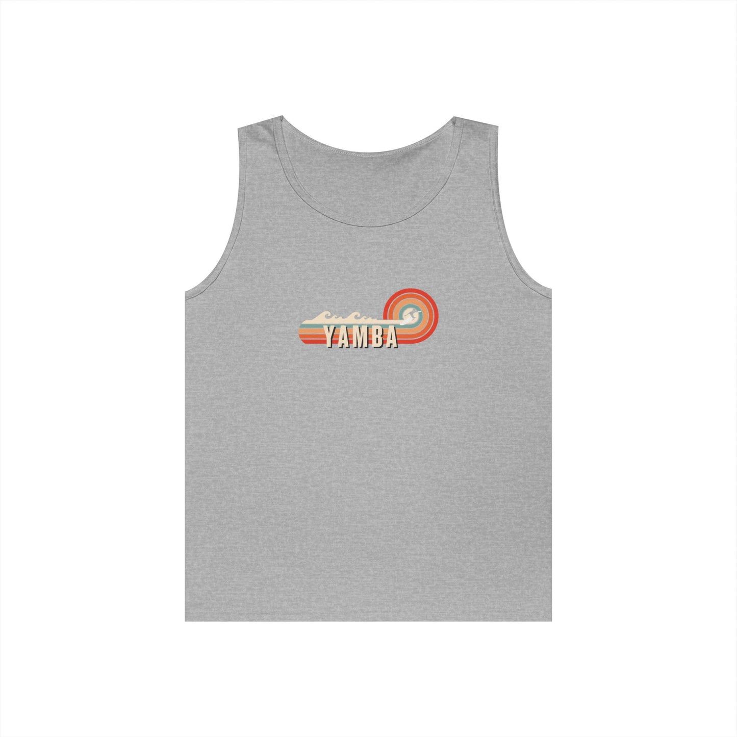 Retro Summer Vibes Unisex Heavy Cotton Tank Top