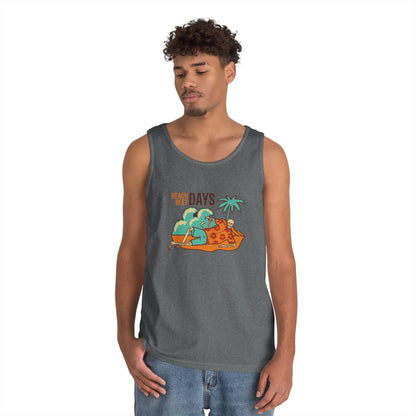 Beach Days Unisex Heavy Cotton Tank Top - Summer Vibes Apparel