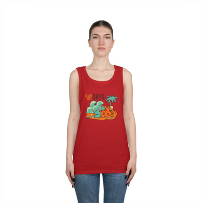 Beach Days Unisex Heavy Cotton Tank Top - Summer Vibes Apparel