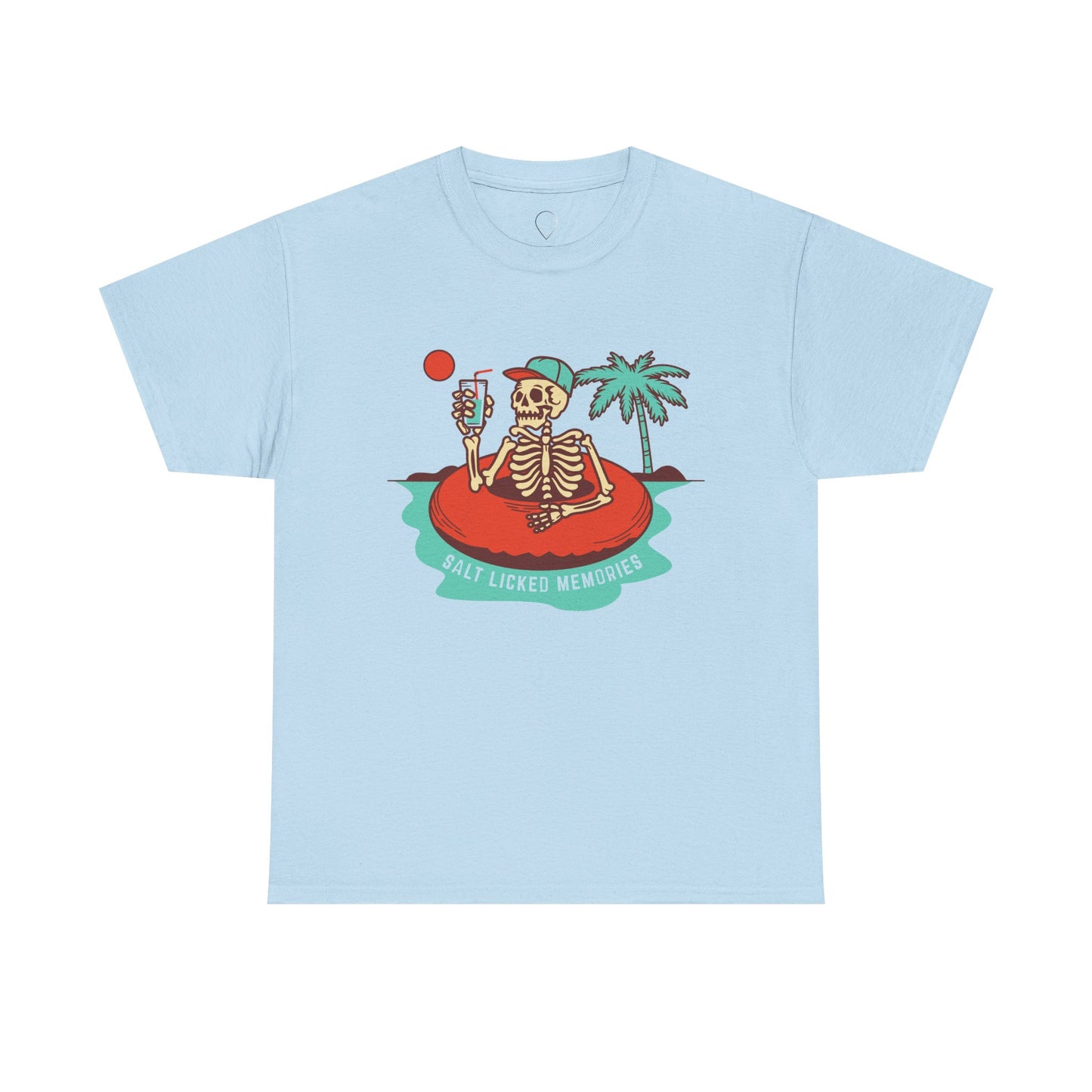 Salt Licked Memories Graphic Tee - Fun Summer Vibe Unisex Heavy Cotton Shirt