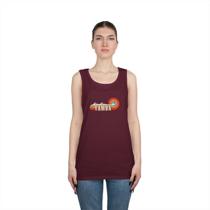 Retro Summer Vibes Unisex Heavy Cotton Tank Top