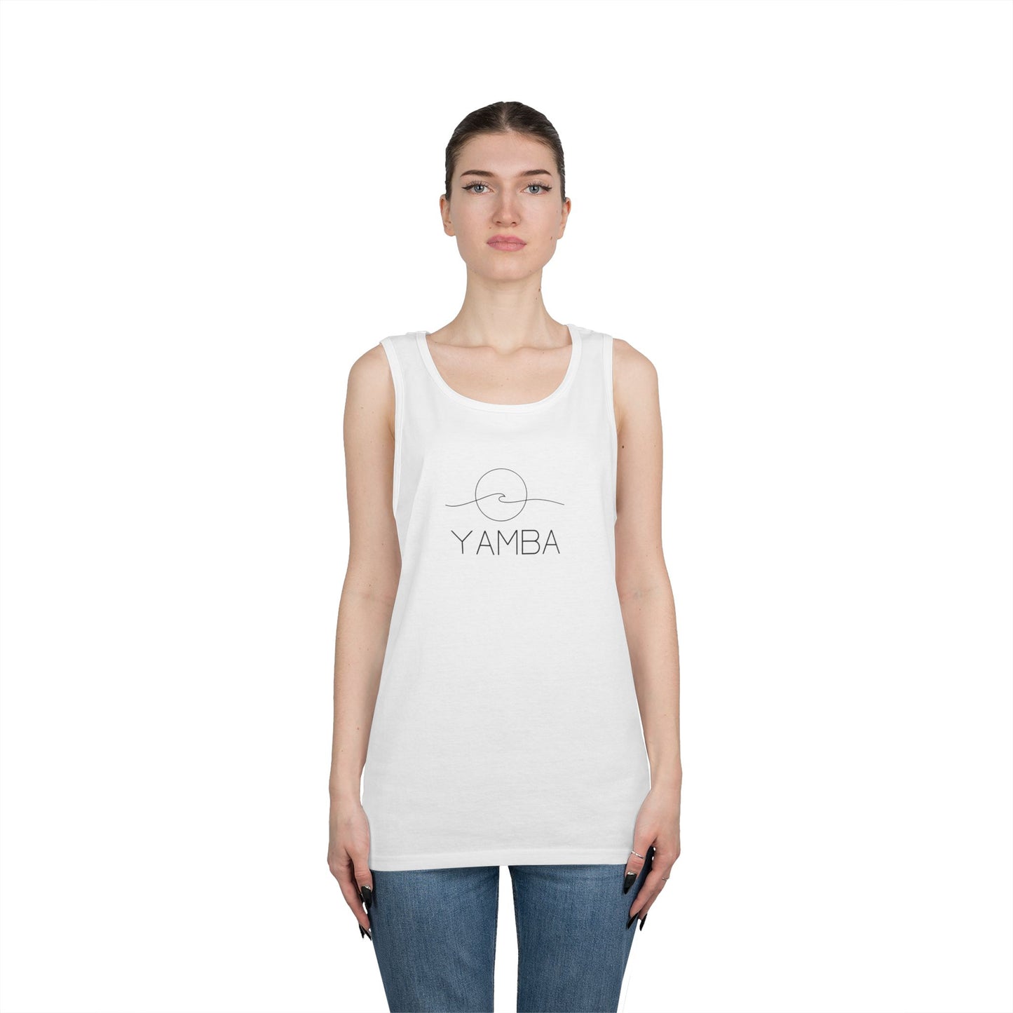 Minimalist Yamba Unisex Heavy Cotton Tank Top - Casual Summer Wear