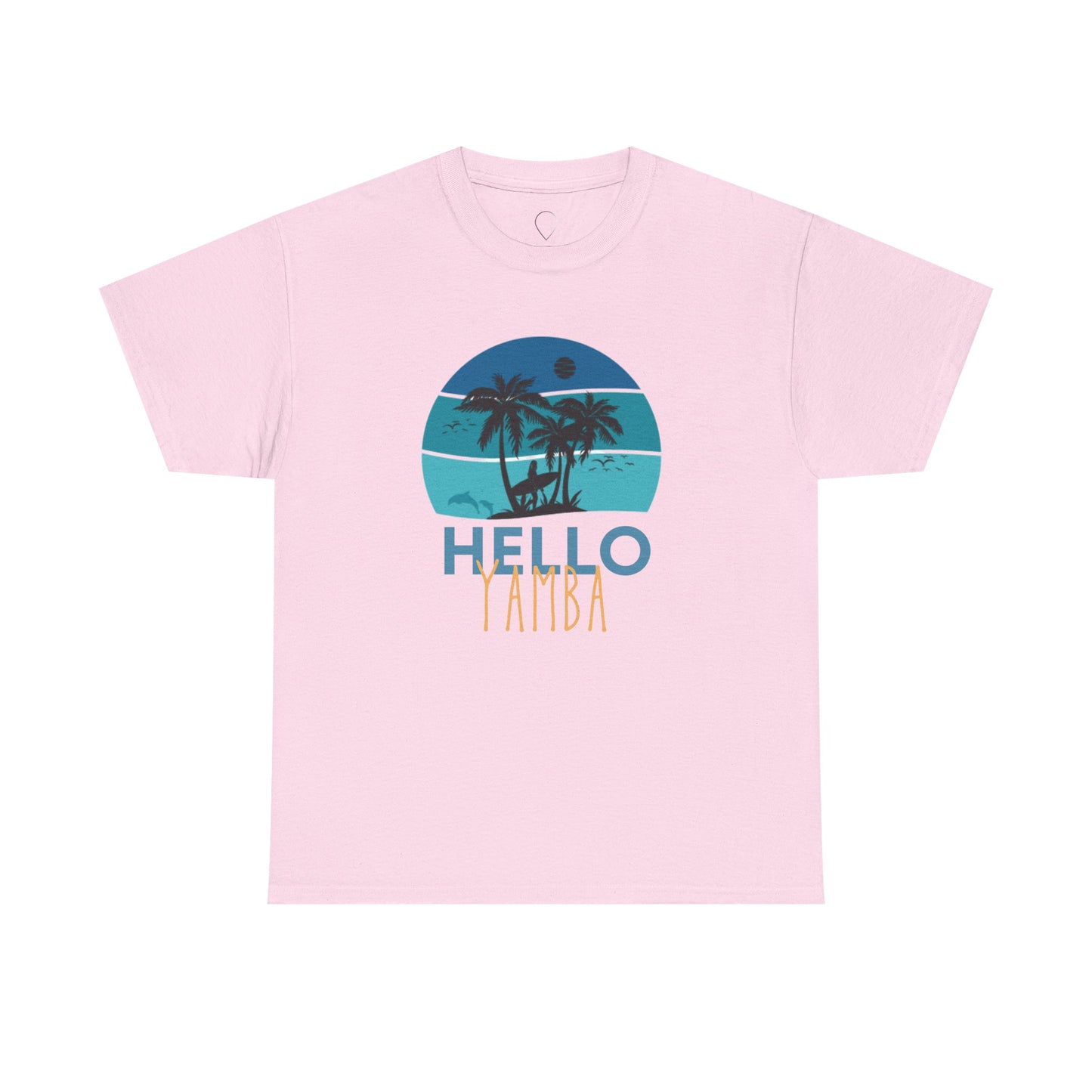 Tropical Hello Tampa Unisex Heavy Cotton Tee