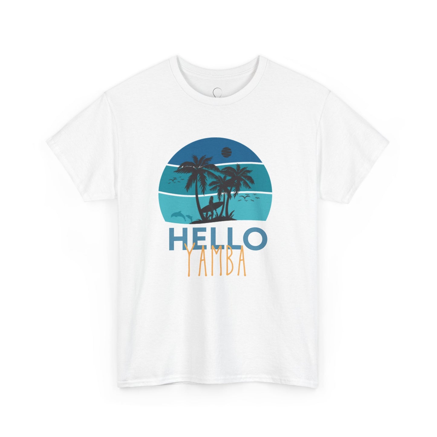 Tropical Hello Tampa Unisex Heavy Cotton Tee