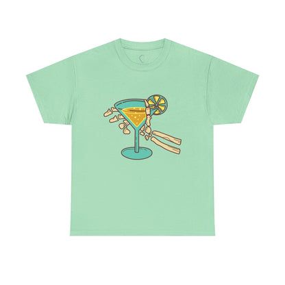 Summer Vibes Cocktail Tee - Fun Unisex Heavy Cotton T-Shirt