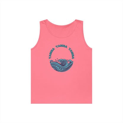 Ocean Vibes Unisex Heavy Cotton Tank Top - YAMRA Design