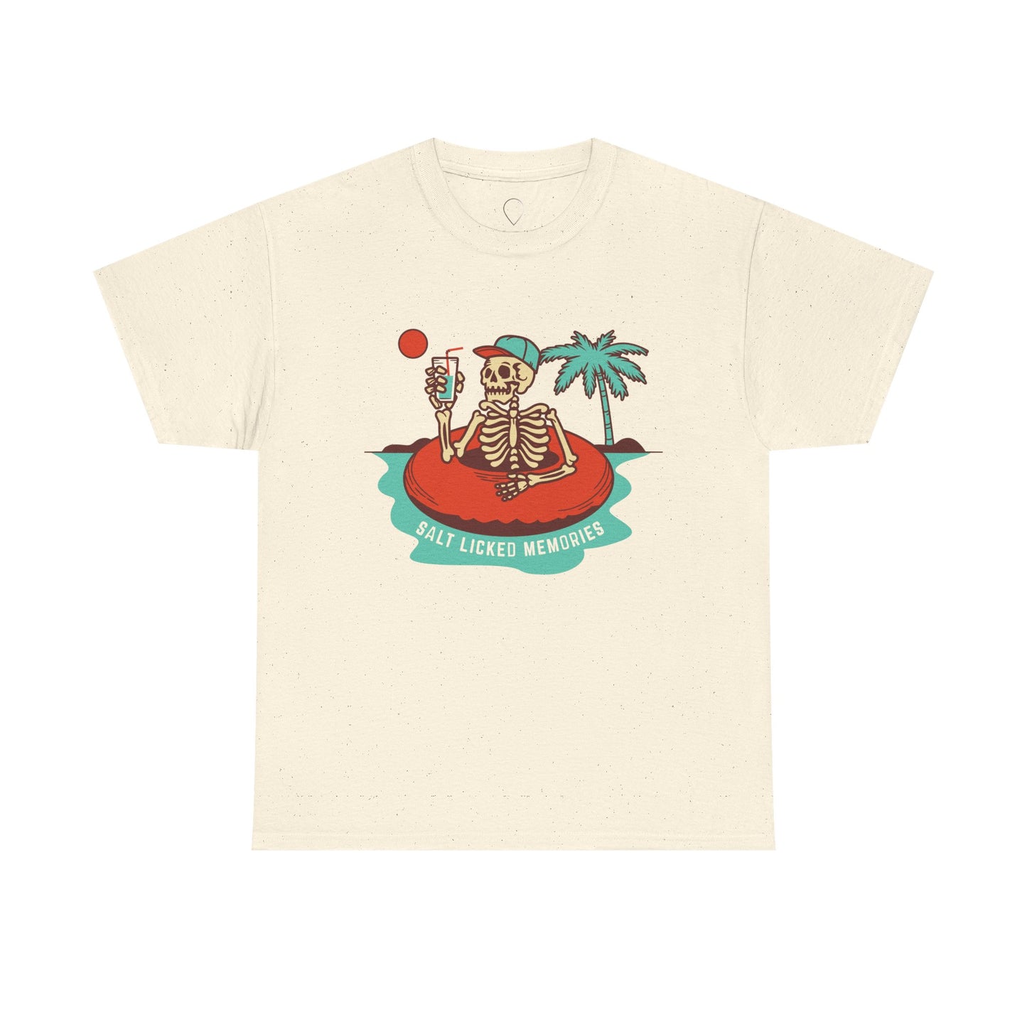 Salt Licked Memories Graphic Tee - Fun Summer Vibe Unisex Heavy Cotton Shirt