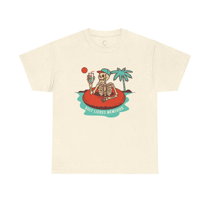 Salt Licked Memories Graphic Tee - Fun Summer Vibe Unisex Heavy Cotton Shirt