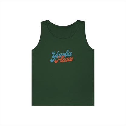 Yamba Please Unisex Heavy Cotton Tank Top - Retro Summer Vibe