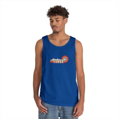 Retro Summer Vibes Unisex Heavy Cotton Tank Top
